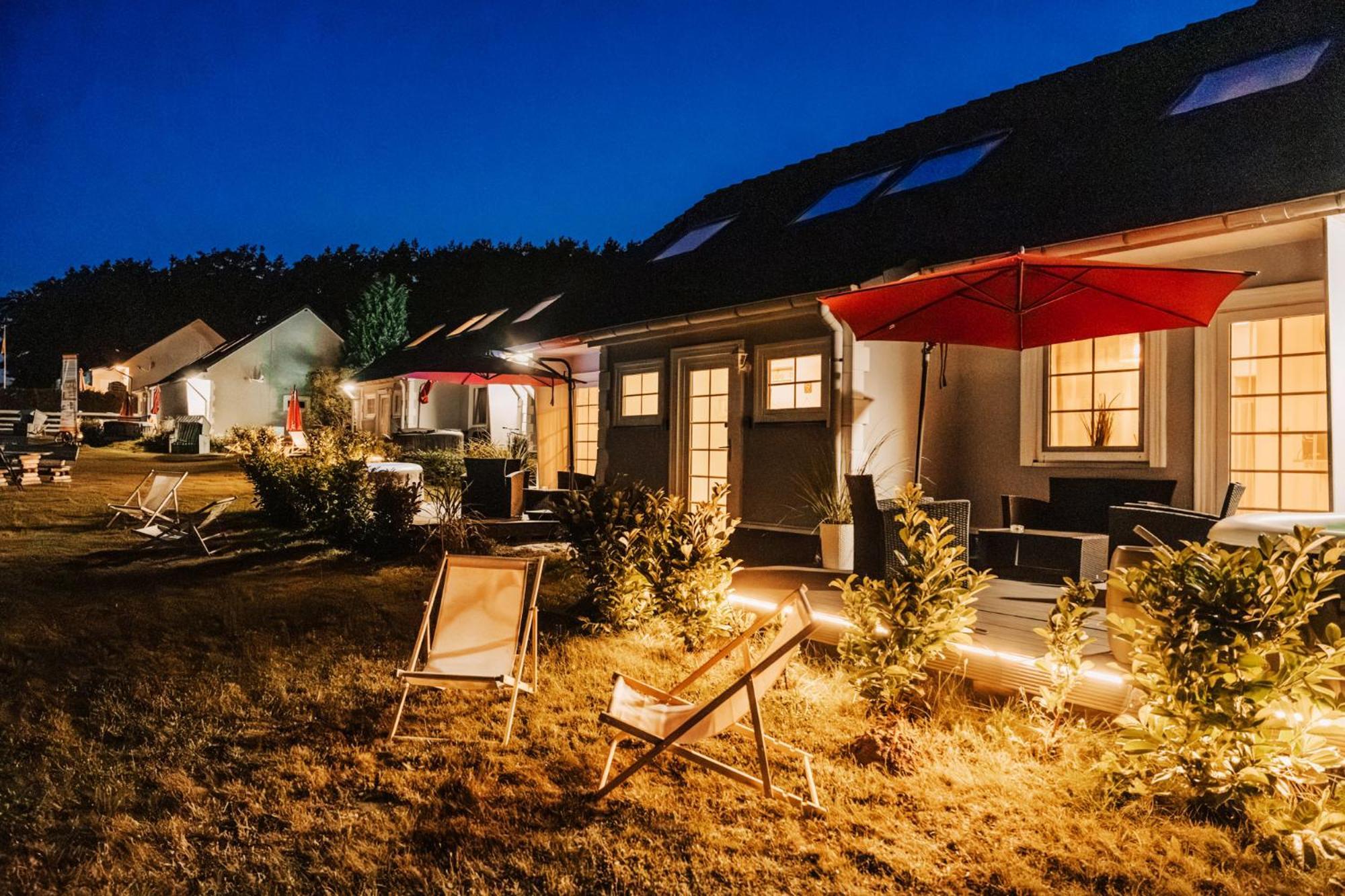 Ferienhaeuser Insel Usedom Haus Samara 8 - Blick Aufs Achterwasser! Whirlpool Und Sauna Lutow Εξωτερικό φωτογραφία